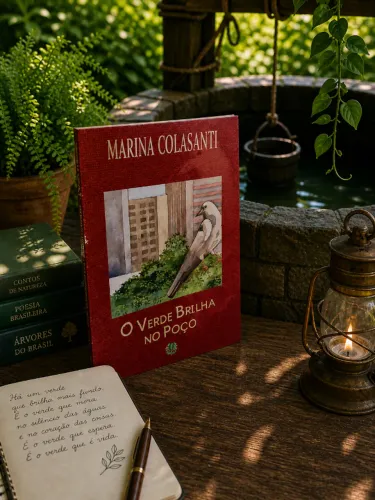 Livro, O verde Brilha no Poço de Marina Colasanti, Editora Global, 3ª Edição, 2003