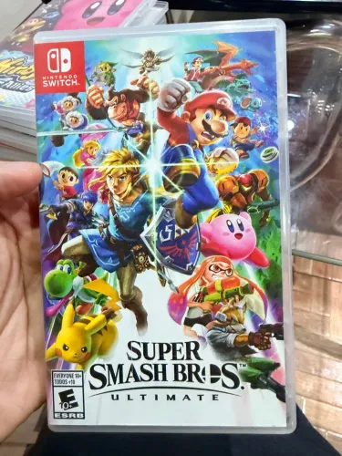 SMASHBROS ULTIMATE NINTENDO SWITCH - NA CAIXA COMPLETO