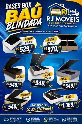 Bases box baú promoção