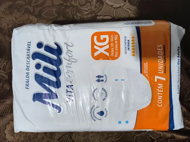 Fralda geriátrica descartável Tamanho XG