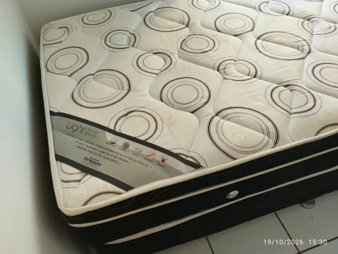 Cama box solteiro Ortobom