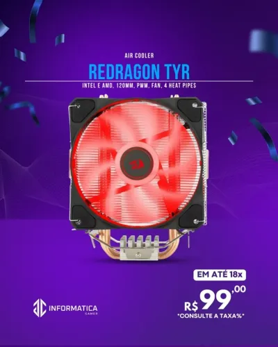 AIR COOLER REDRAGON TYR