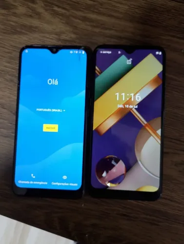 Celular LG k22 32 gigas usado com bom estado