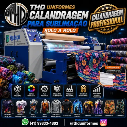 Terceirização de Calandragem de Sublimação