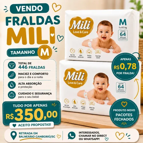 Vendo ou troco fraldas descartáveis , pacotes lacrados, 