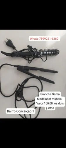 Prancha e modelador