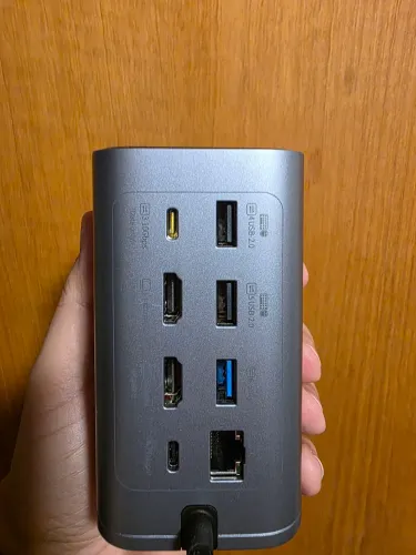 Dock Station Baseus 12 em 1 USB-C 2 HDMI RJ45 PD 100W