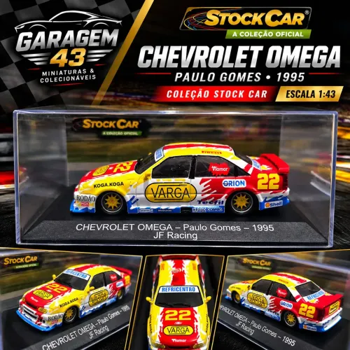 Miniatura Chevrolet Omega - Paulo Gomes - 1995 - Coleção Stock Car - Escala 1:43