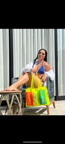 Bolsa praia silicone Colcci