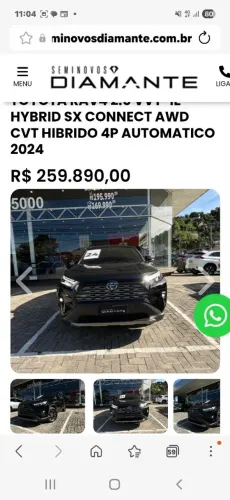 Toyota RAV4 2.5 SX Connect 4X4 Hybrid AUT 2024