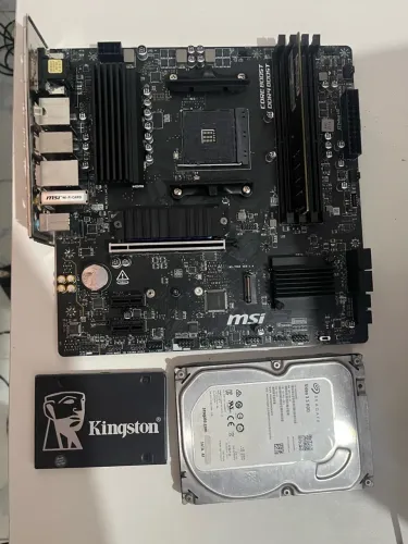 Kit MSI B550M + 8GB 3200mhz + Kingston ssd 256gb + Seagate 1Tb