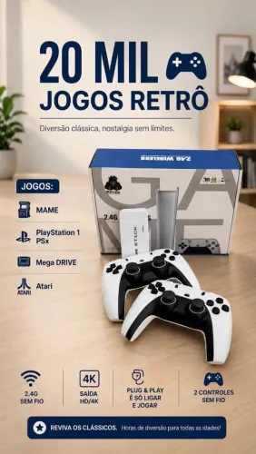 Jogo Retrô 20 mil jogos