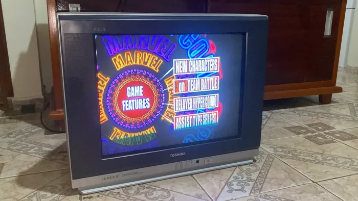 Tv tubo crt para Vídeo game Toshiba Face 21?