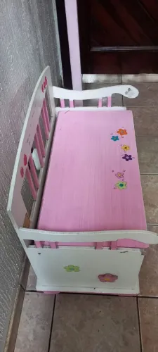 Baú e mancebo infantil conjunto