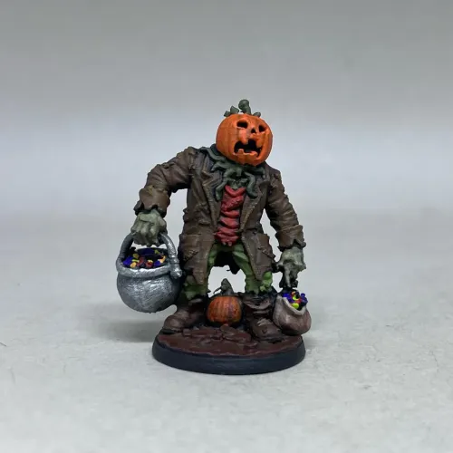 Miniatura Ladrão Abóbora Impressão 3D RPG de Mesa