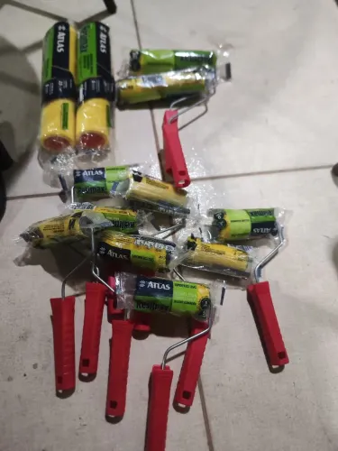 Rolo de pintura verniz epóxi esmalte