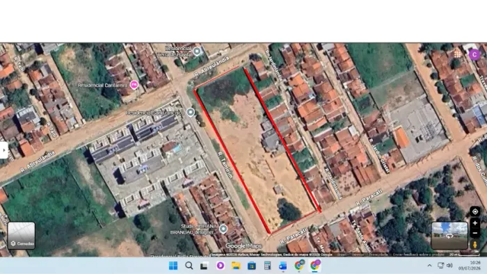 Vendo terreno medindo 8.260m², escriturado, plano, rua calçada- Bairro Planalto/Natal/RN