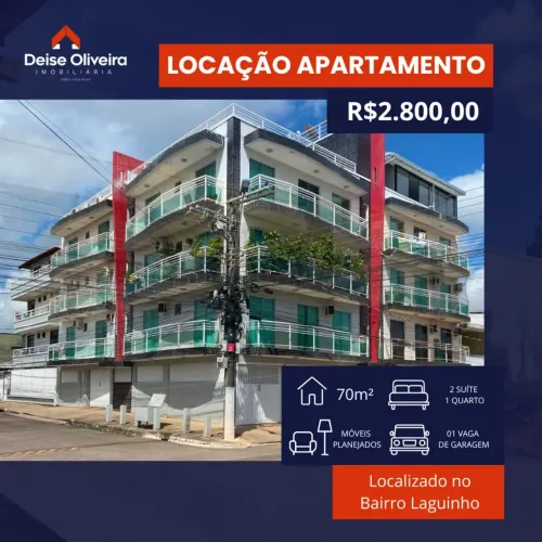 Imóvel para aluguel com 70 metros quadrados com 2 quartos em Caranazal - Santarém - PA
