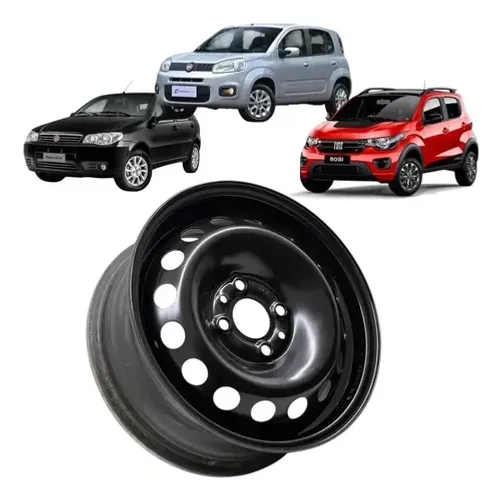 Roda Aro 14 Nova Palio Mobi Uno Argo 51855519
