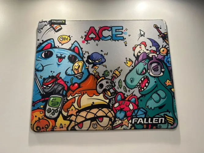 Mousepad Gamer Fallen Ace, Speed++, Médio 360x300mm (36cm x 30cm)