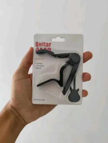 1x capotraste para guitarra, violão, ukulele e baixo