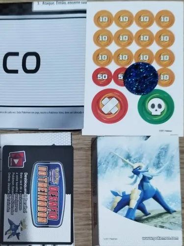 Deck Pokémon TCG Black & White - Ataque Azul 60 Cartas PT-BR COM TAPETE DE JOGO (Novo) 