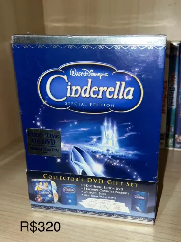 DVD Cinderela Disney Edição de Colecionador Importado Lacrado