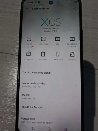 Celular Infinity Hot 11s