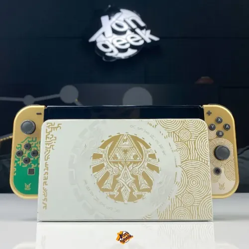 Nintendo Switch OLED Edição ZELDA | Visual Exclusivo e Experiência Premium! | Item NOVO