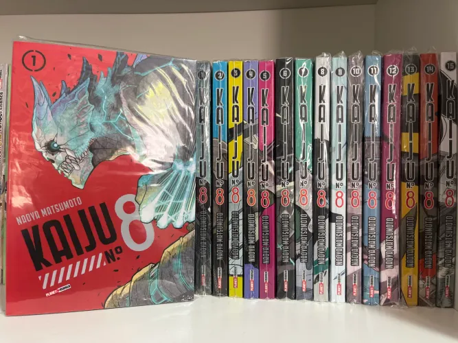 Kaiju n?8 do 1 ao 15 ( + 1 extra capa variante )
