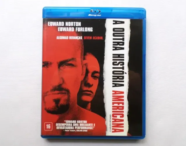 Blu-ray do Filme A Outra História Americana c/ Edward Norton - Seminovo e Original