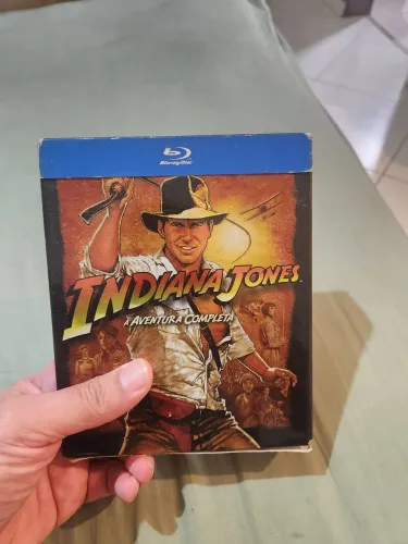 Box Blu-ray Indiana Jones 5 discos