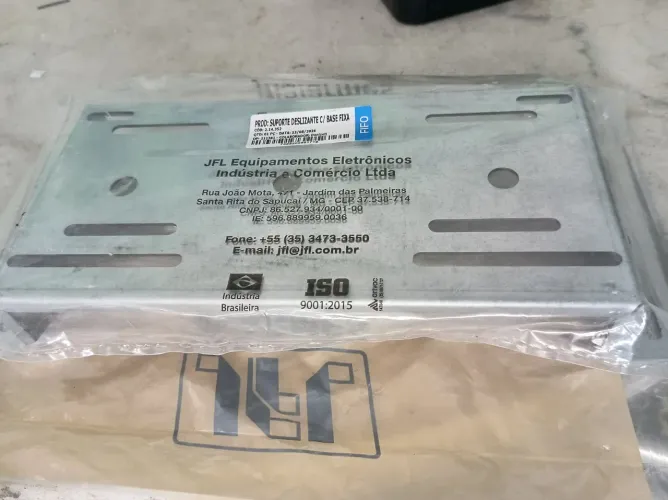 SUPORTE DESLIZANTE DE BASE FIXA JFL PARA MOTOR DE PORTÃO DE GARAGEM