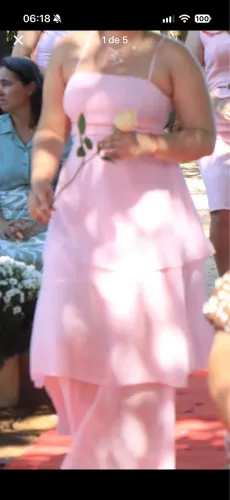 Vestido rosa
