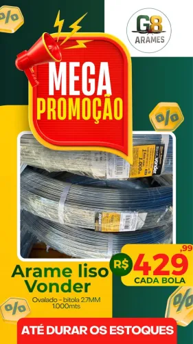 Arame liso Vonder 