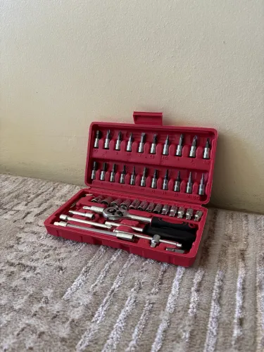 ? KIT DE FERRAMENTAS 46 PEÇAS - NOVO!