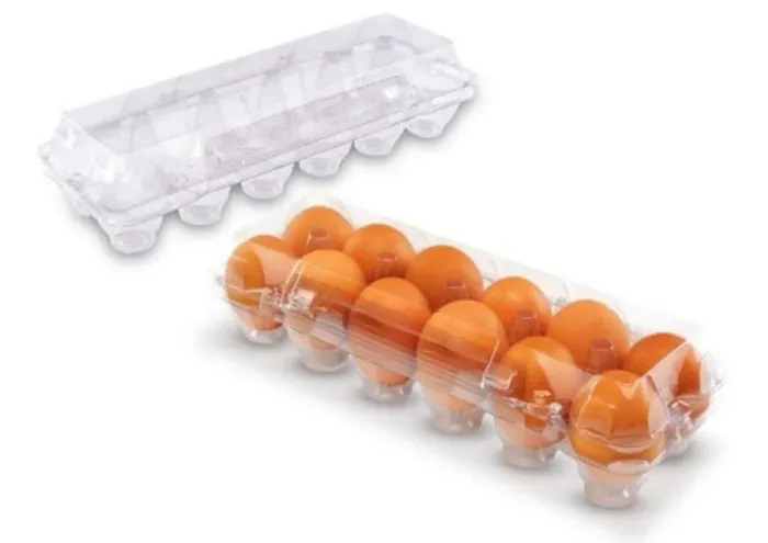 Placas transparente para ovos