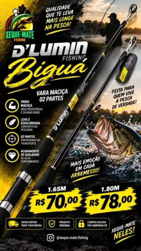 VARA MACIÇA PARA MOLINETE 165M PESCA