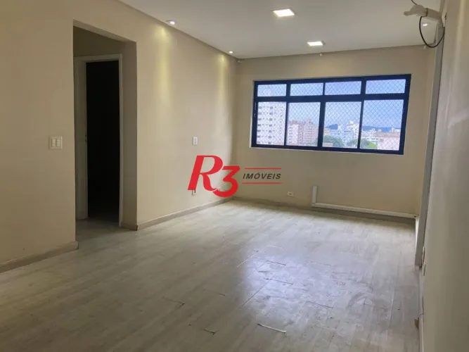 Apartamento com 2 dormitórios para alugar, 112 m² por R$ 3.600,02/mês - Embaré - Santos/SP