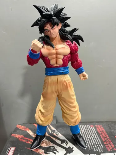 Figure Goku Super Saiyajin 4 (SSJ4) +20cm - Perfeito Estado | Rica em Detalhes