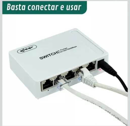 Switch de Rede 5 Portas 10/100/1000mpbs KP-SW105- Knup
