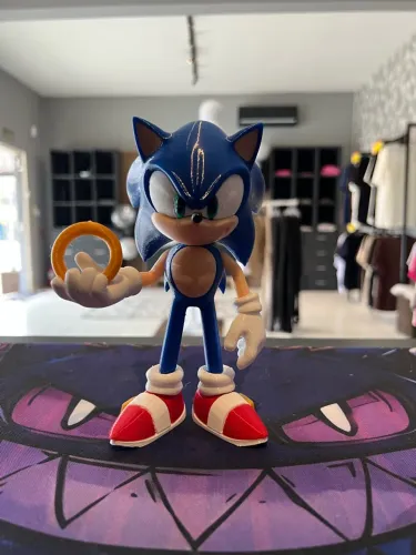 Boneco 3d Sonic