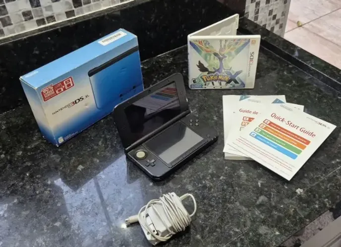 Nintendo 3DS XL Cor Azul/Preto