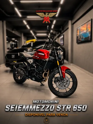 MOTO MORINI SEIEMMEZZO STR 650 - Zero Km - Impecável