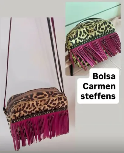 Bolsa Carmen Steffens Com franjas