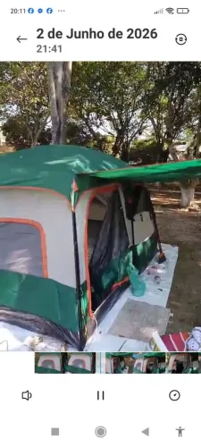 Barraca de camping 4 a 8 pessoas