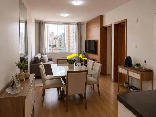 Apartamento para aluguel, 2 quartos, 1 suíte, 1 vaga, Buritis - Belo Horizonte/MG