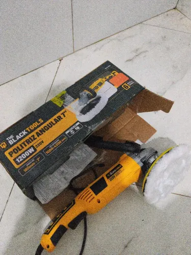 Politriz Angular 7" The Black Tools 1200W 220V - Na Caixa!