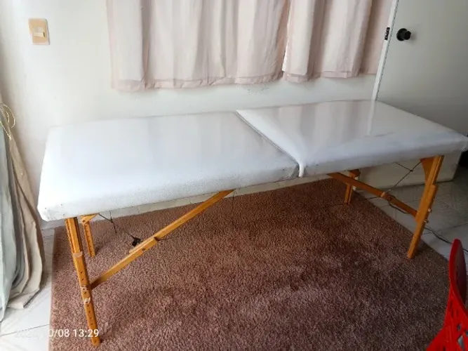 Maca Portátil Legno Sirius Com Altura Regulável Capacidade 300kg - Branco