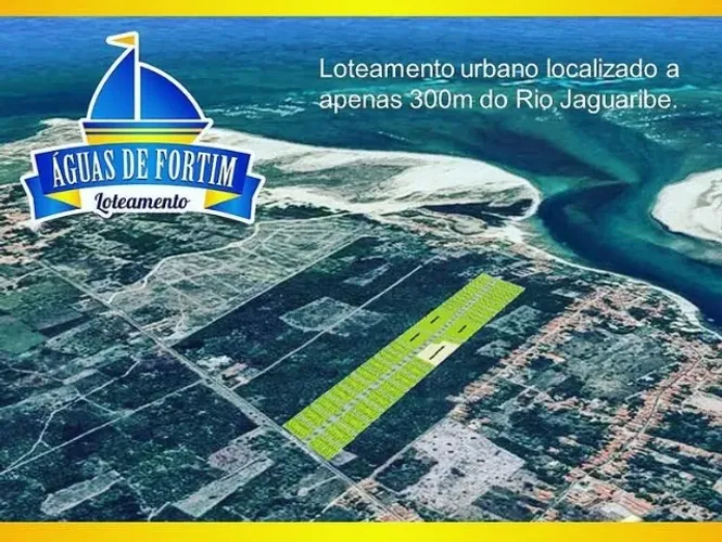 2 Terrenos Fortim Litoral Leste Ceará total 492 m2